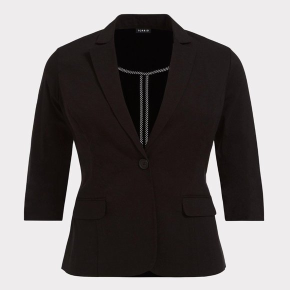 Torrid Lexington Blazer 3/4 sleeve sz 4X - Picture 6 of 16